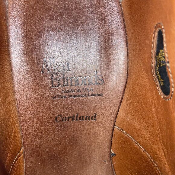 Allen Edmonds Cortland Men’s Captoe Dress Shoes Size 9 M Black Leather Oxford main image 6